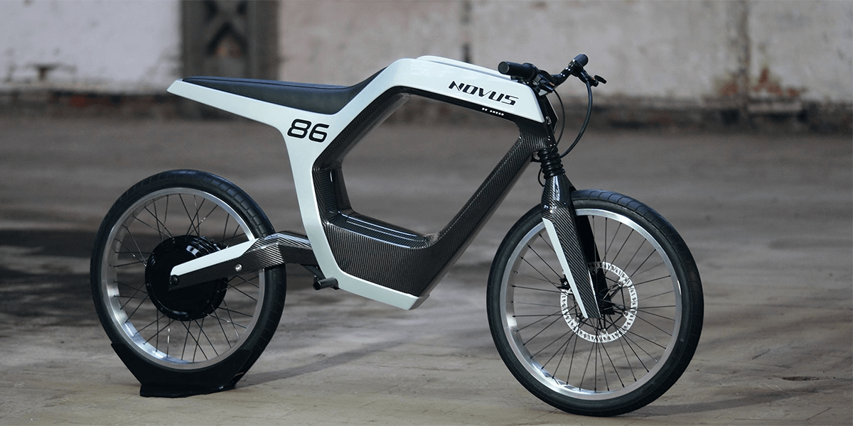 Novus electric motorbike stuns with all carbon design electrive