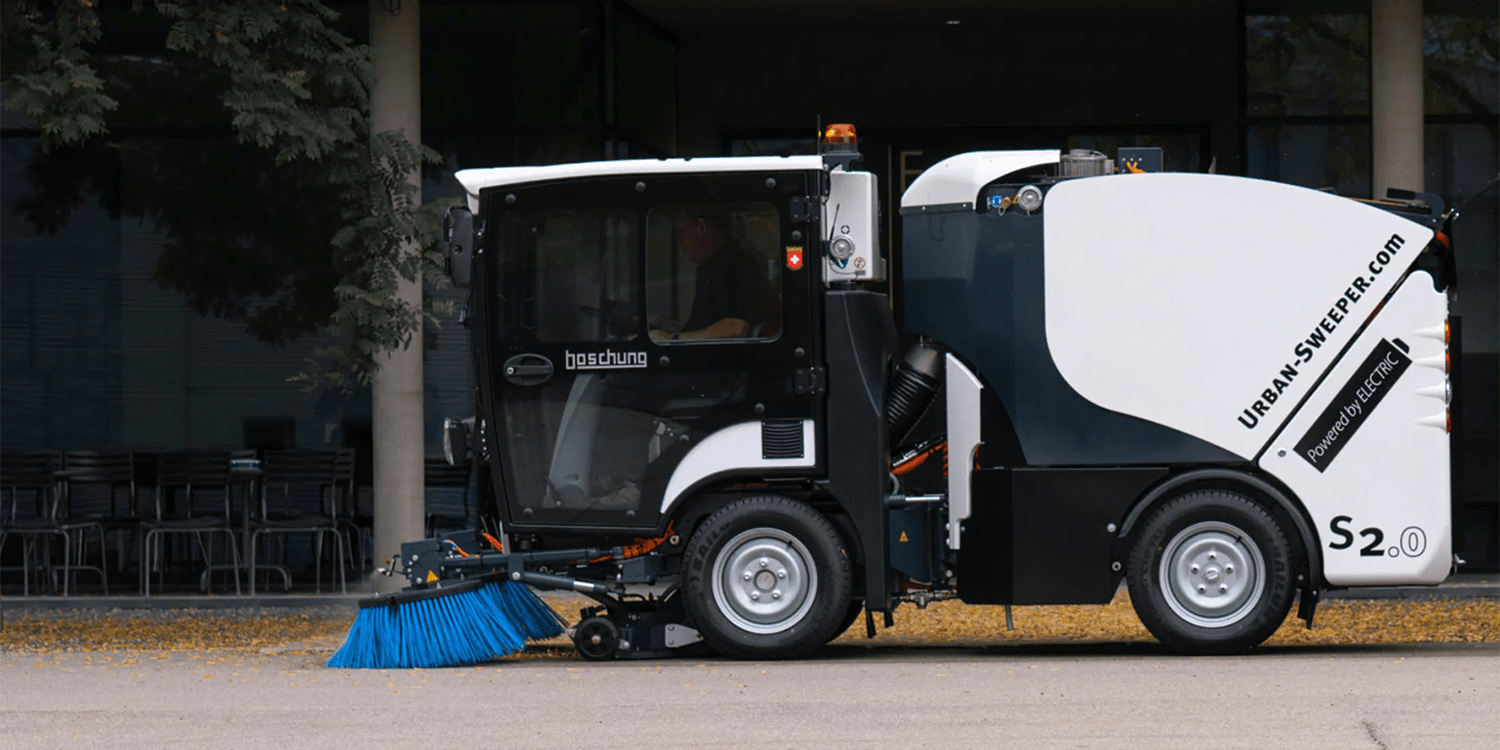 Boschung reveals autonomous electric street sweepers - electrive.com