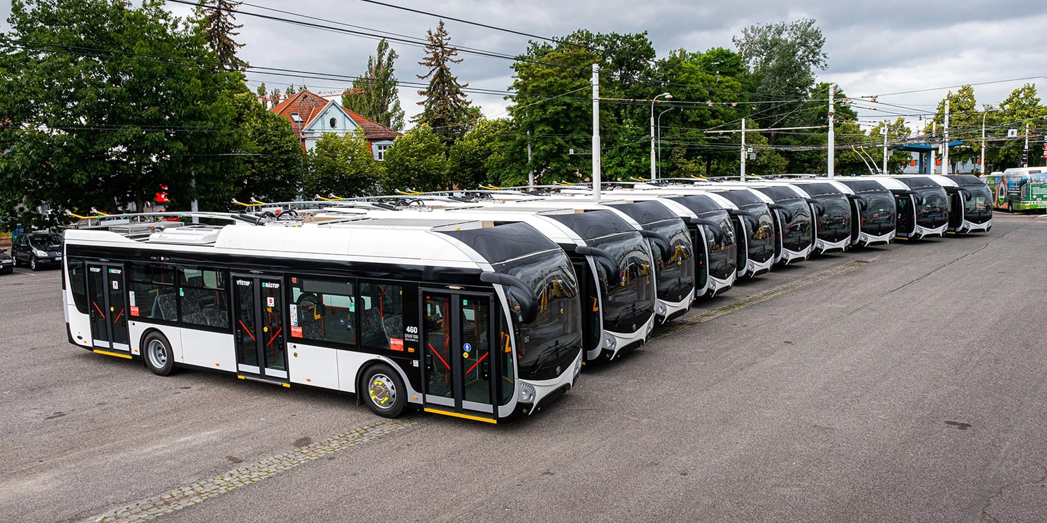 Skoda Builds Electric Trolleybuses For Pardubice And Ostrava 