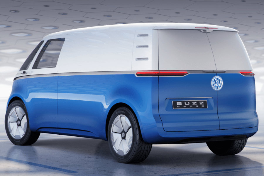 New electric vw store transporter