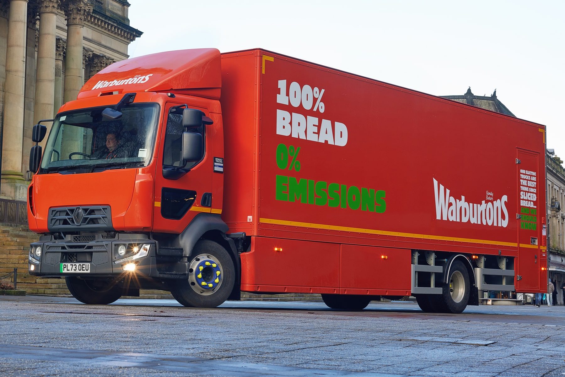 Warburtons puts four new electric trucks from Renault on the road ...