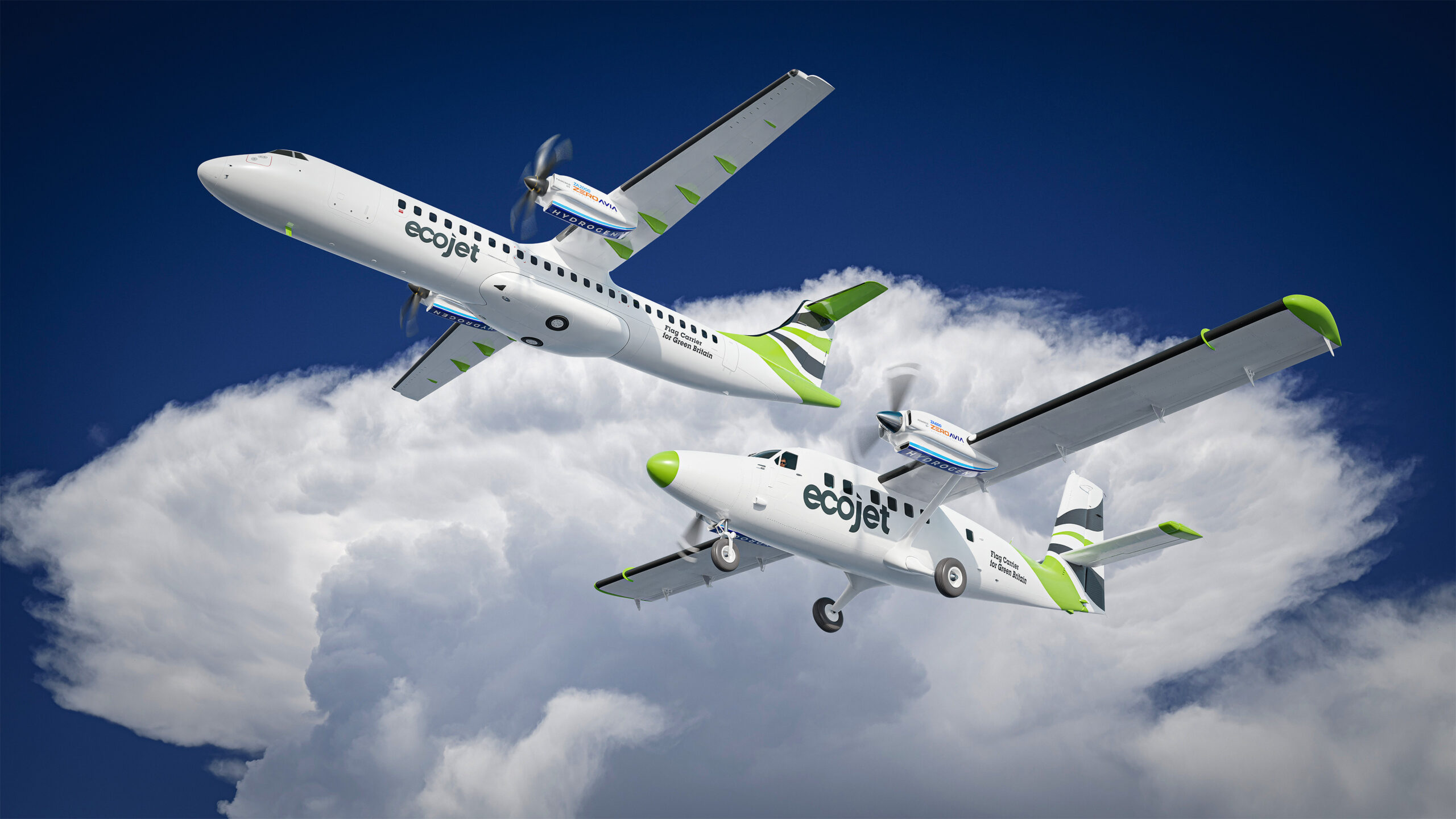 Ecojet Partners with ZeroAvia to Revolutionize Aviation with Hydrogen-Electric Engines