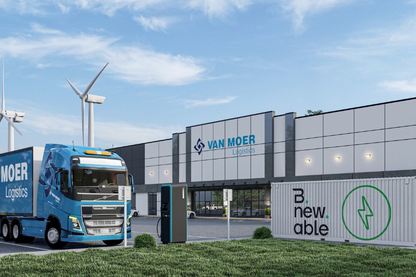 Van Moer Logistics plans charging station for trucks in the port of Antwerp