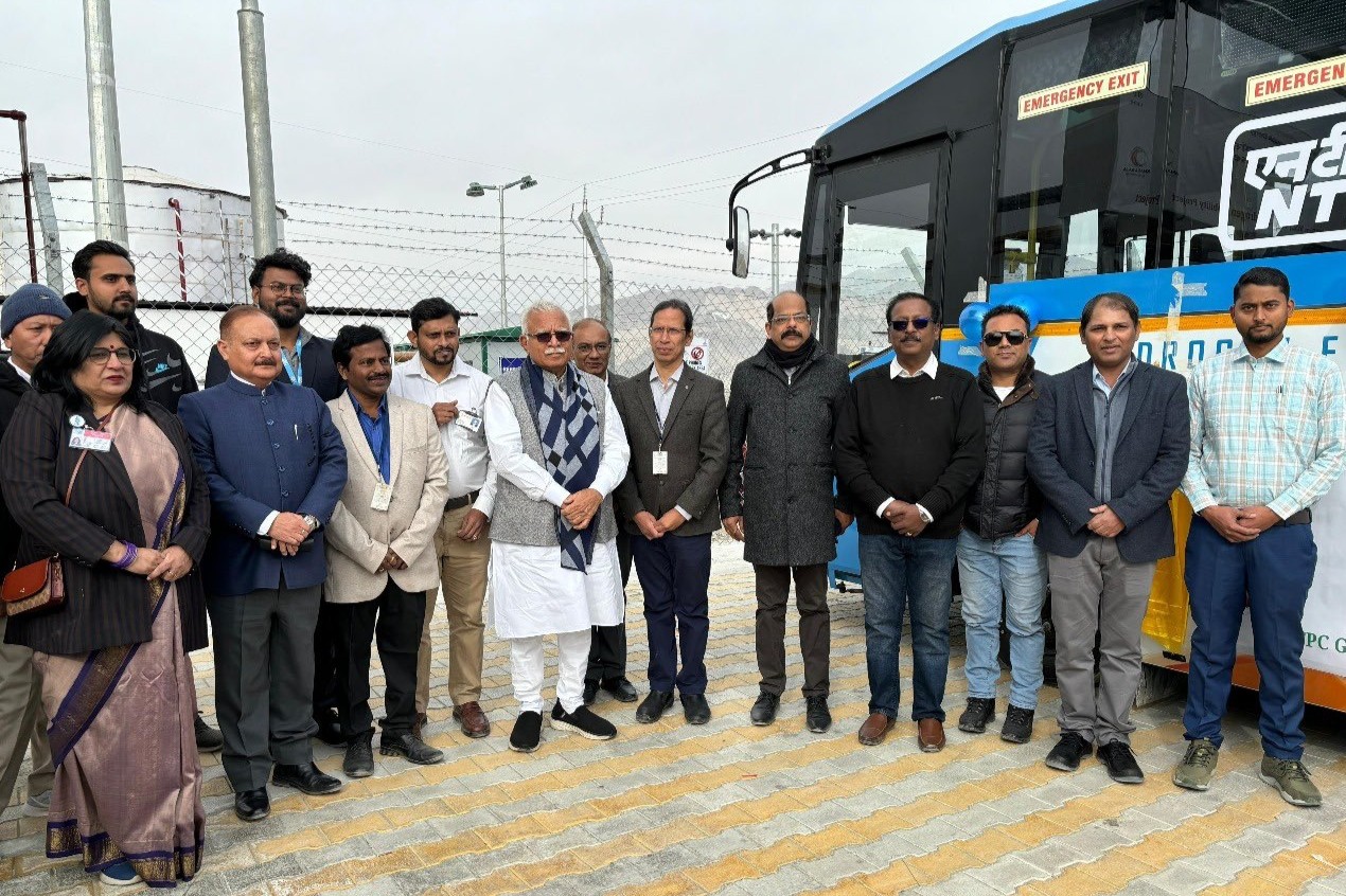 India's First Green Hydrogen Fuelling Station in Leh: Pioneering Sustainable Mobility in the Himalayas